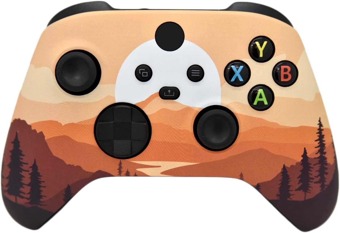 ProControllers LLC Wireless Custom Controller Compatible with PC  Windows 10+  Series X/S & One (Series X/S Mountain Sunset)