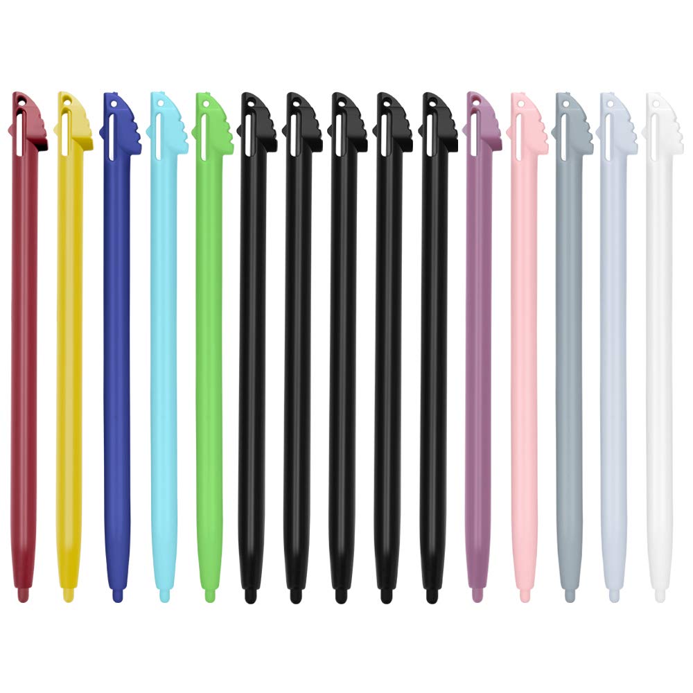 FENGWANGLI Stylus Pen for Nintendo 3DS XL - 15 Pcs Portable Touch Pens, 11 Colors, Model RTT-3DSXLXL-0001