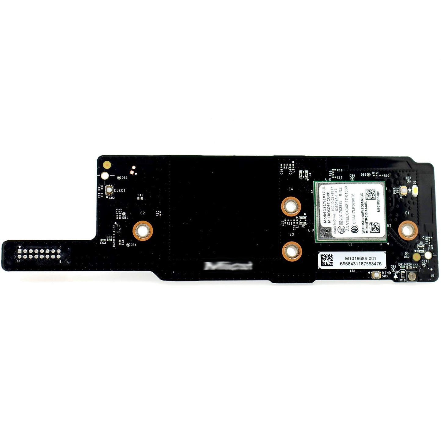 Deal4GO Bluetooth Power Button Switch RF Board Replacement for Xbox One Slim - Model X948682-001, Black