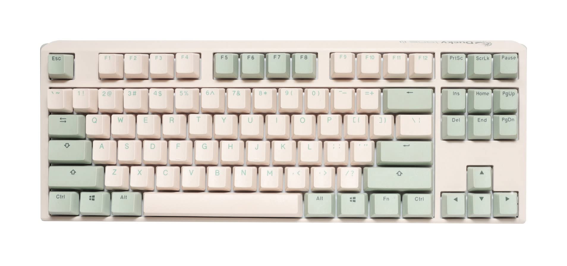 Ducky One 3 TKL Matcha Hotswap Double Shot PBT Quack Mechanical Keyboard Cherry MX Brown