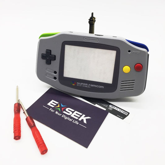 EXSEK GBA Housing Shell Pack - Limited SFC Edition for Gameboy Advance - SFC Color - Model EXGBASFC