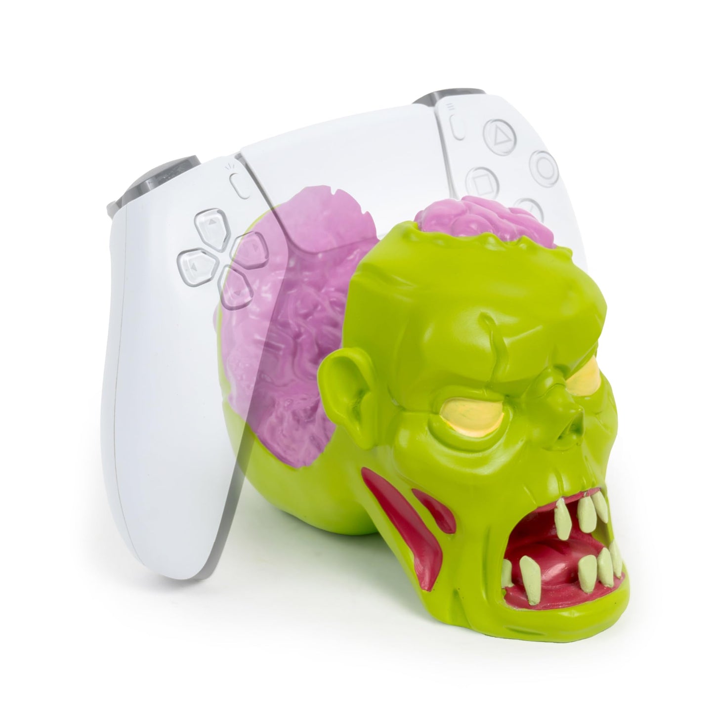 Glistco Zombie Head Controller Stand - Controller Holder Figure, Gaming Controller Accessories, Zombie Collectible Home Decor fo