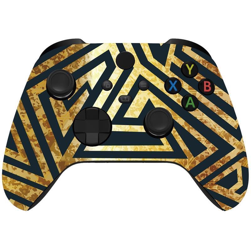 ProControllers LLC Wireless Custom Controller Compatible with PC  Windows 10+  Series X/S & One (Golden Apex)