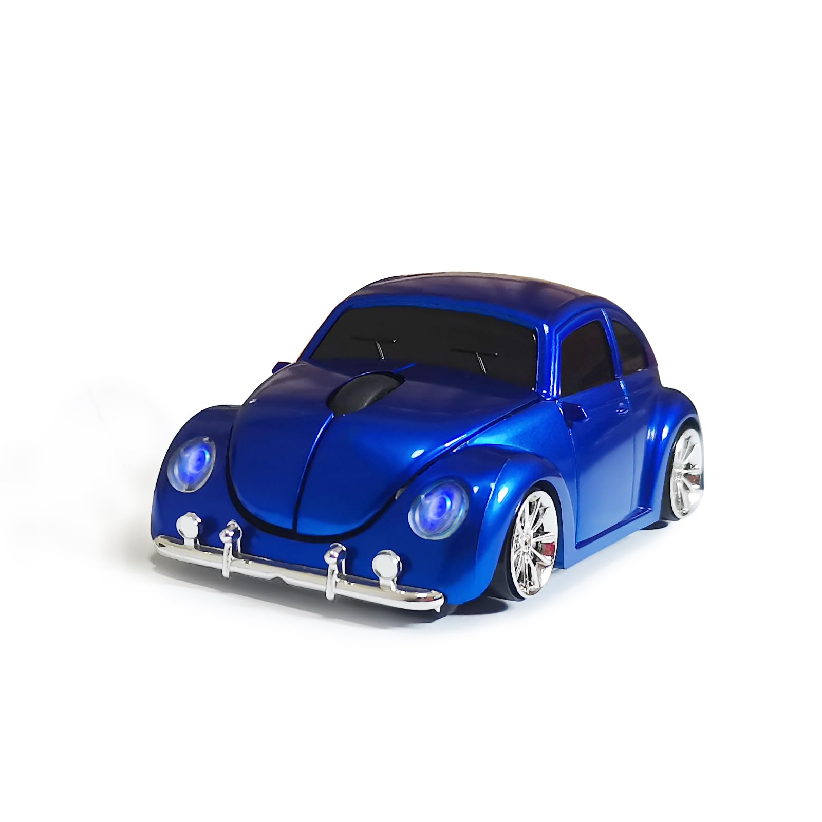 SDGSQHA Car Mouse for Computer, Cool and Cute Car-Shaped Mouse, Wireless 2.4Ghz Optical Mice for Laptop PC Mac (Blue)