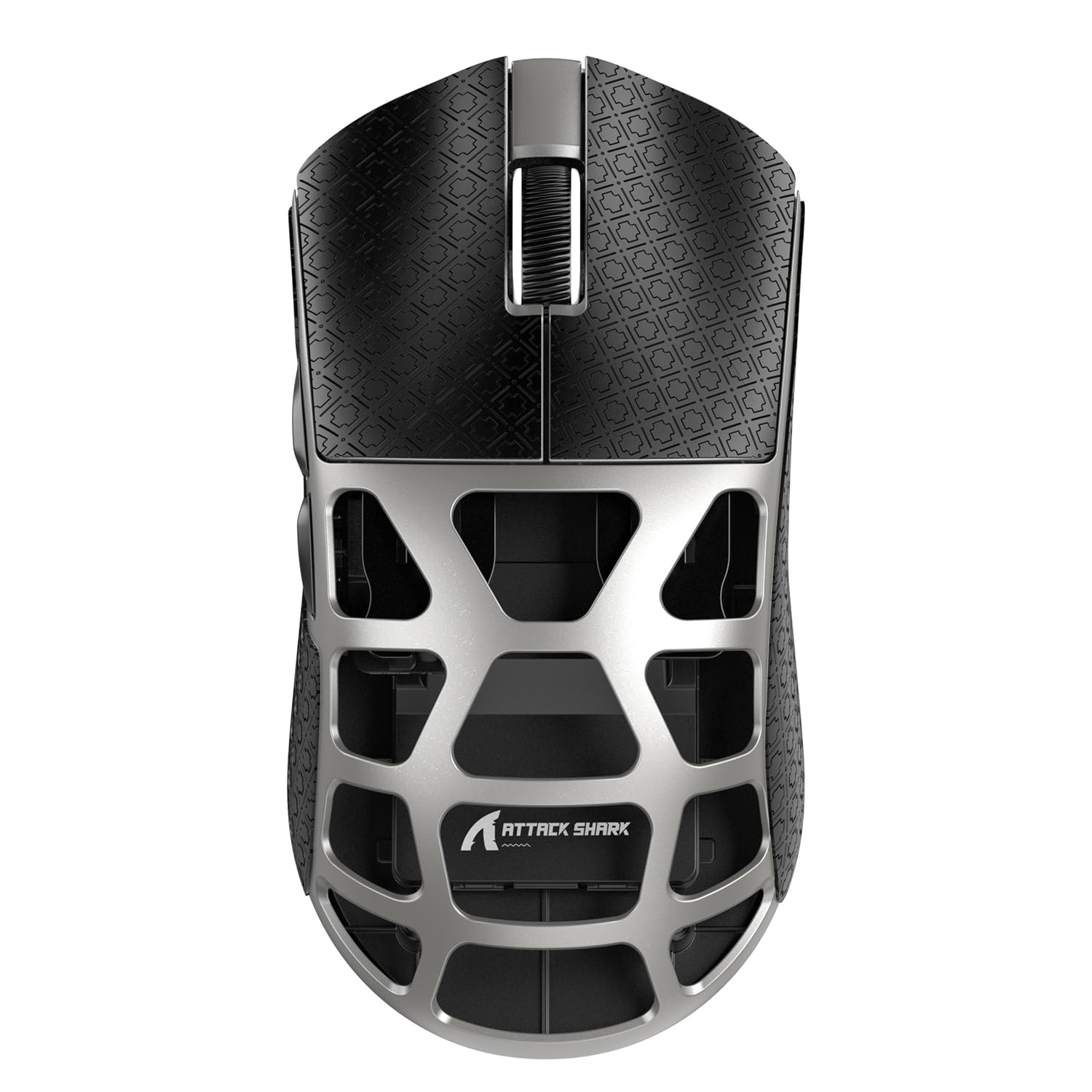 ATTACK SHARK R3 Wireless Gaming Mouse  46g Superlight Magnesium Alloy Triple-Mode Computer Mouse  8000Hz Polling Rate  PAW3395 26K DPI Sensor Programmable Mice with Griptape for PC/Win/Mac (Grey)