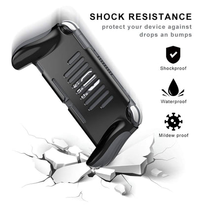 Fashion Y Grip Case for Nintendo Switch Lite, Ergonomic Black Protective Handle, Model SS-123, Durable ABS Material