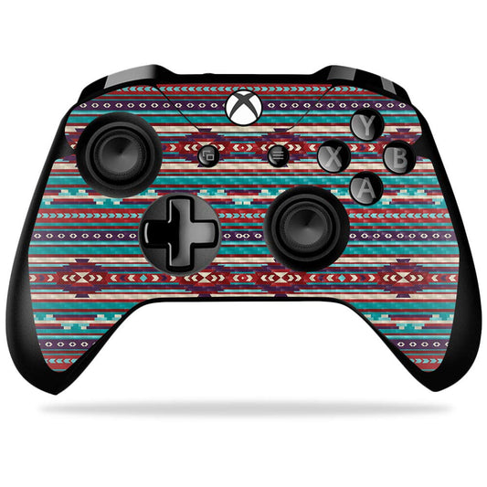 MightySkins Carbon Fiber Skin for Microsoft Xbox One X Controller - Southwest Stripes | Protective  Durable Textured Carbon Fiber Finish | Easy to Apply  Remove  and Change Styles | Made in The USA