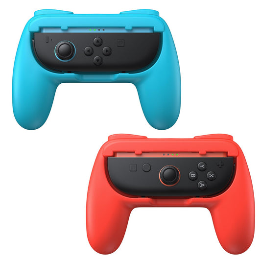 FASTSNAIL Grips for Nintendo Switch 2 (2025) for Joy-Con 2  Wear-Resistant & Anti-Slip Switch 2 Controllers Grips Handle Kit  Switch Holder Accessories for JoyCon 2 (Red Blue)
