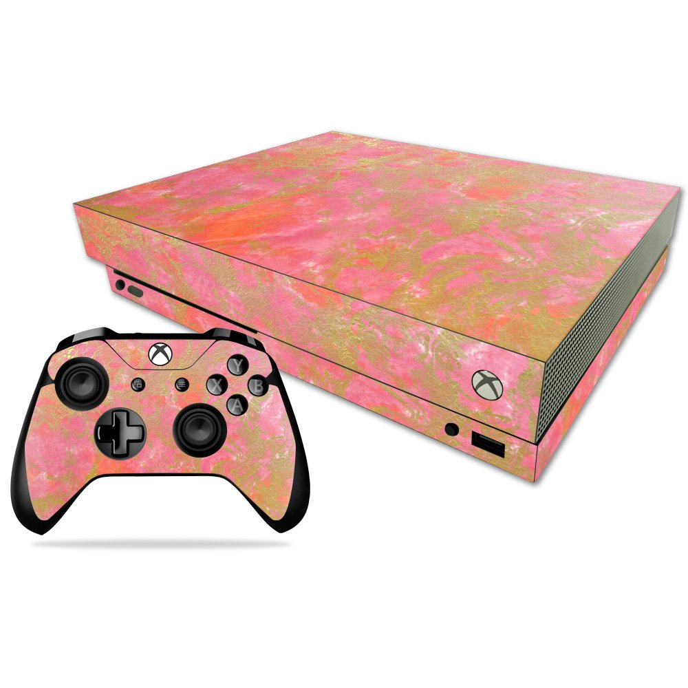 MIGHTY SKINS Xbox One X Skin - Thai Marble | Durable Vinyl Decal Wrap | Easy Apply/Remove | Model MIXBONXCMB-Thai Marble