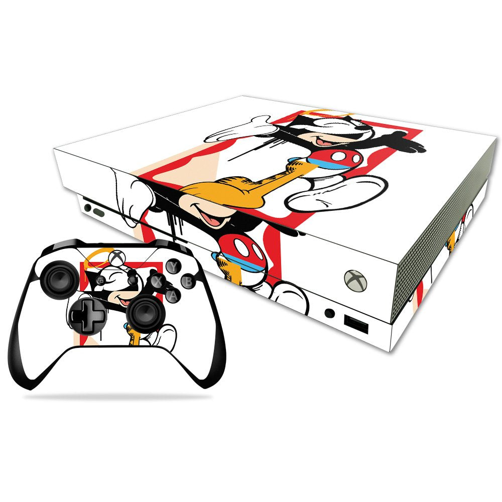 MIGHTY SKINS Xbox One X Skin - Character Swap, Durable Vinyl Decal, Easy Apply/Remove, Model MIXBONXCMB-Character Swap, Made in USA
