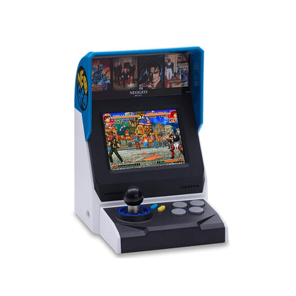 NEOCADE NEOGEO MINI Arcade Console, 3.5 Screen, 40 Classic Games, Black, Mini, TV Output, Dual Controller Ports, Collectors Edition