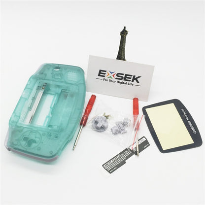 EXSEK GBA Housing Shell Pack - Luminous Green Edition Compatible with Gameboy Advance (Model: EXGBALUM)