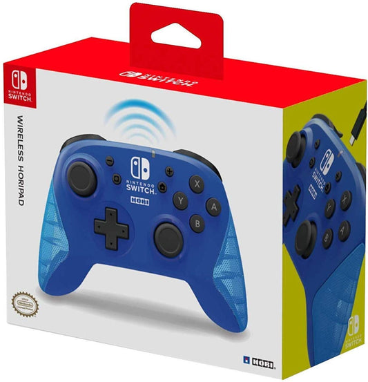 HORI Nintendo Switch Wireless HORIPAD - Blue, Model NSW-174U, Officially Licensed by Nintendo