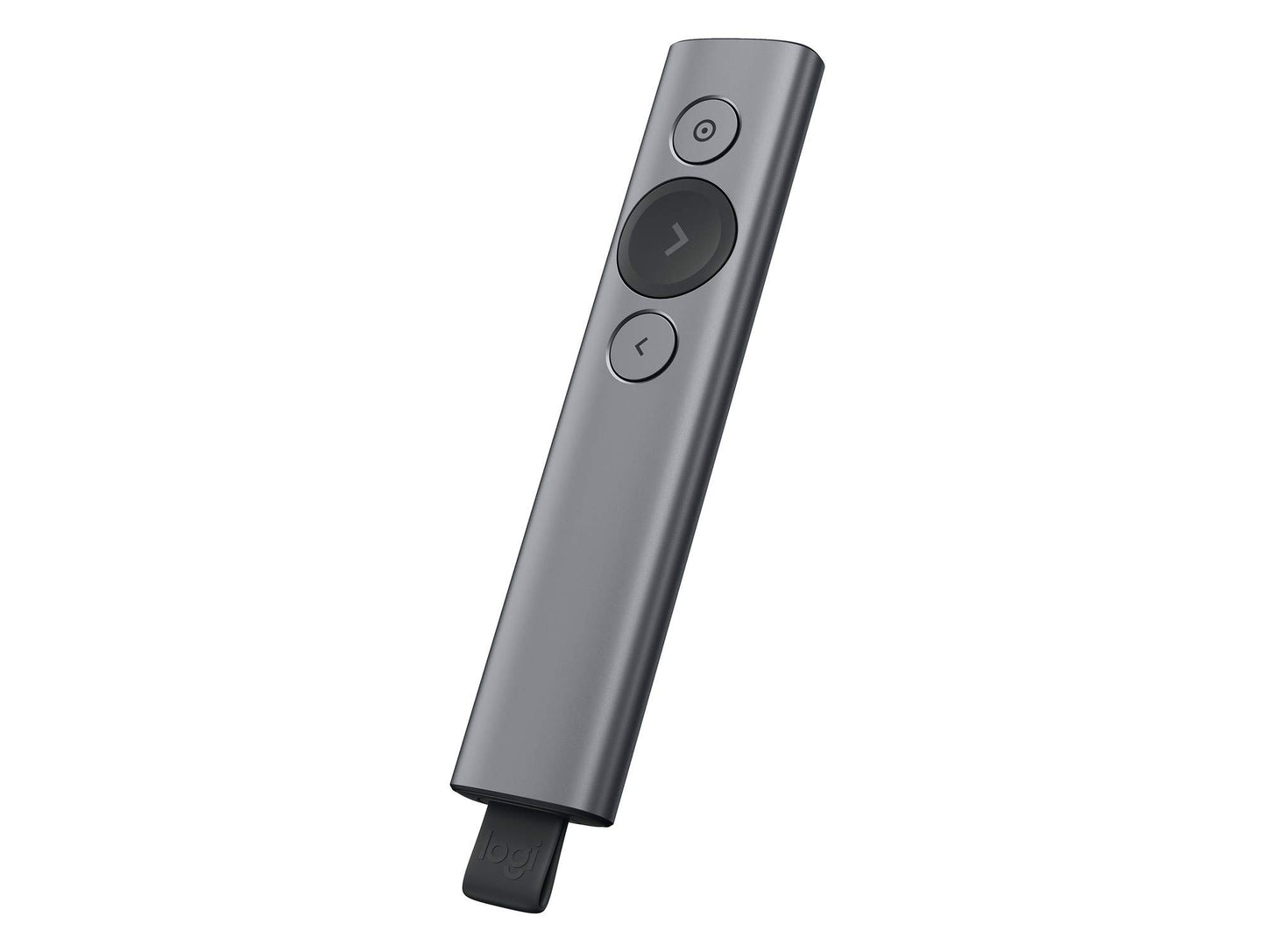 Logitech Spotlight Presentation Remote, Model 910-004861, Grey Color