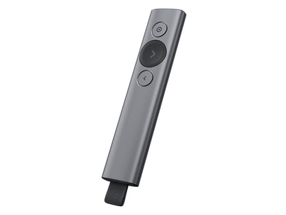 Logitech Spotlight Presentation Remote, Model 910-004861, Grey Color