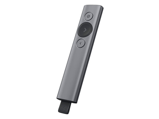 Logitech Spotlight Presentation Remote, Model 910-004861, Grey Color