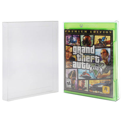Viturio Protector Cases for BLU-RAY, Steelbooks, PS3, PS4, Xbox ONE - Clear, 10 Pack