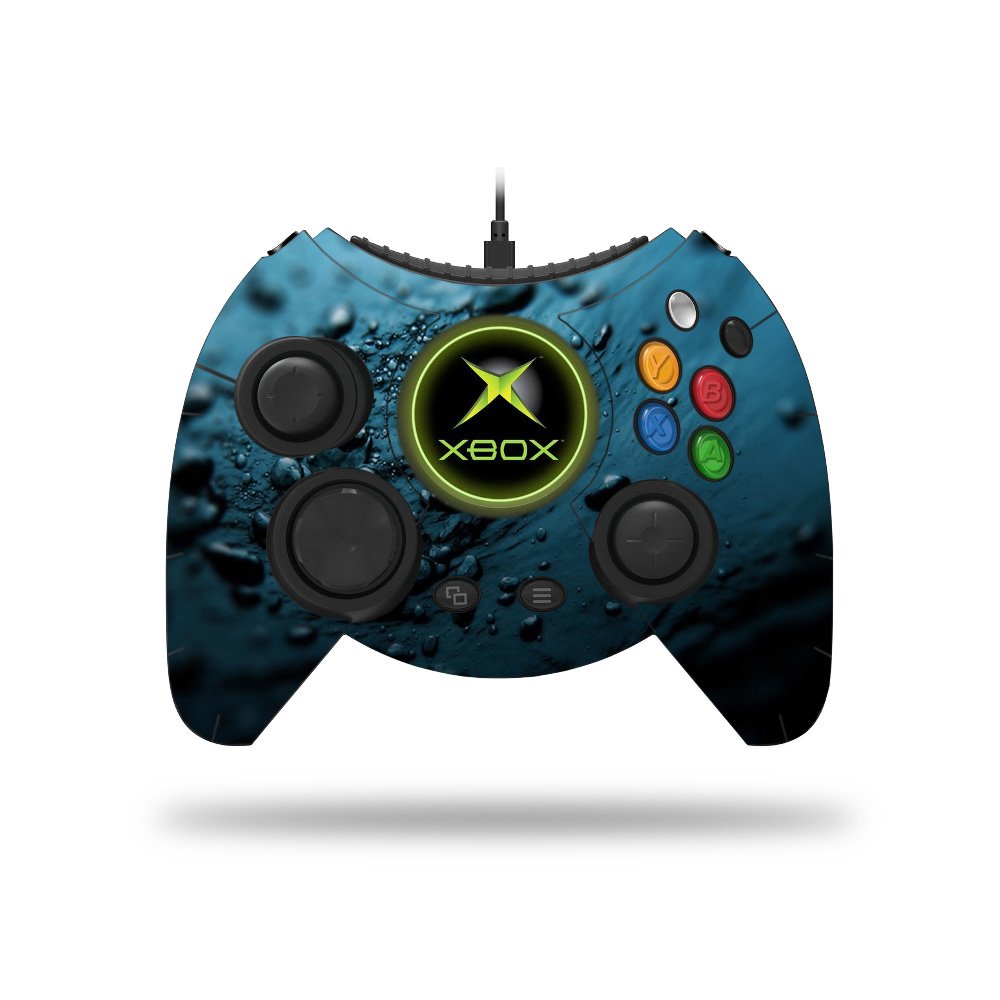 MIGHTY SKINS Xbox One Hyperkin Duke Controller Skin - Blue Storm, Durable Vinyl Wrap, Easy Application, Model MIXBDUCO-Blue Storm