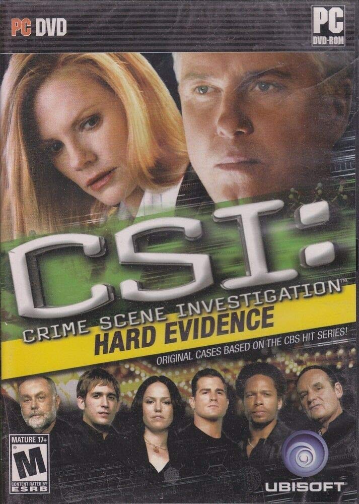 Ubisoft CSI Hard Evidence - PC Game, Model 68346, Engaging Mystery Adventure