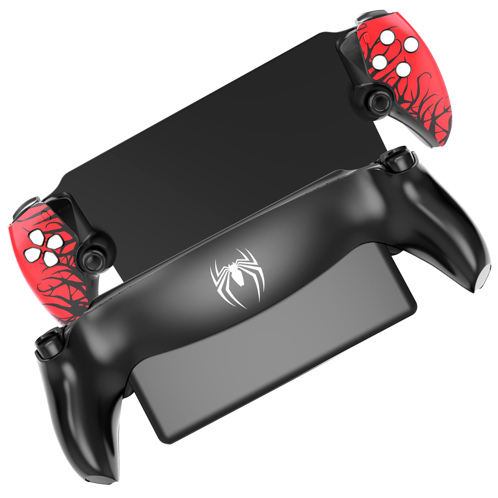 PEYANZ Replacement Plates Compatible with PlayStation Portal Shell Skin for PS Portal Spider  Gift for Boy/Man(Console Not Included)
