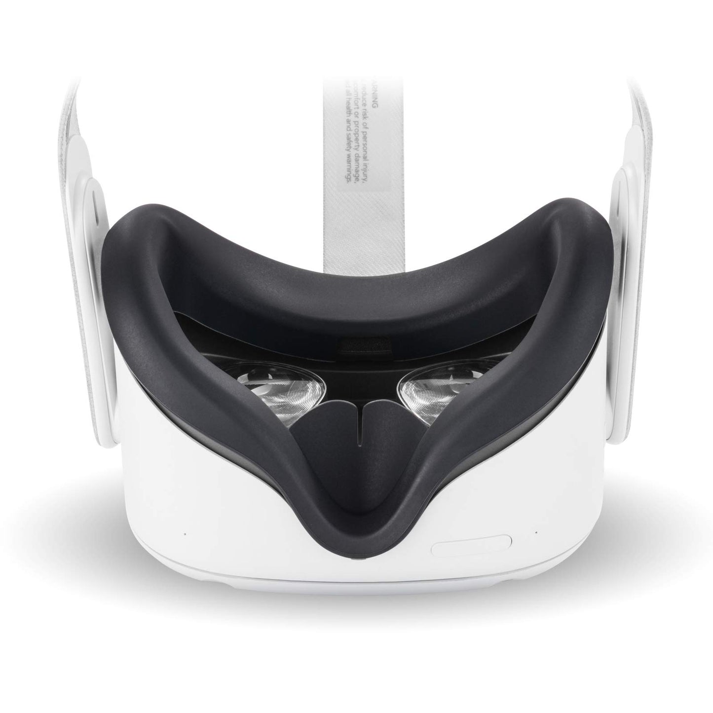 KANG YU Oculus Quest 2 Accessories - VR Silicone Face Cover, Touch Controller Grip Cover, Black