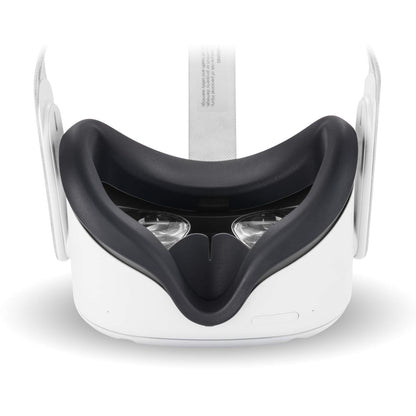 KANG YU Oculus Quest 2 Accessories - VR Silicone Face Cover, Touch Controller Grip Cover, Black