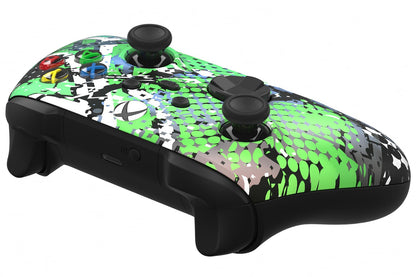 Custom Controllerzz Wireless Controller for Xbox Series X/S & One - Soft Touch Feel, X/S Swamp Fade