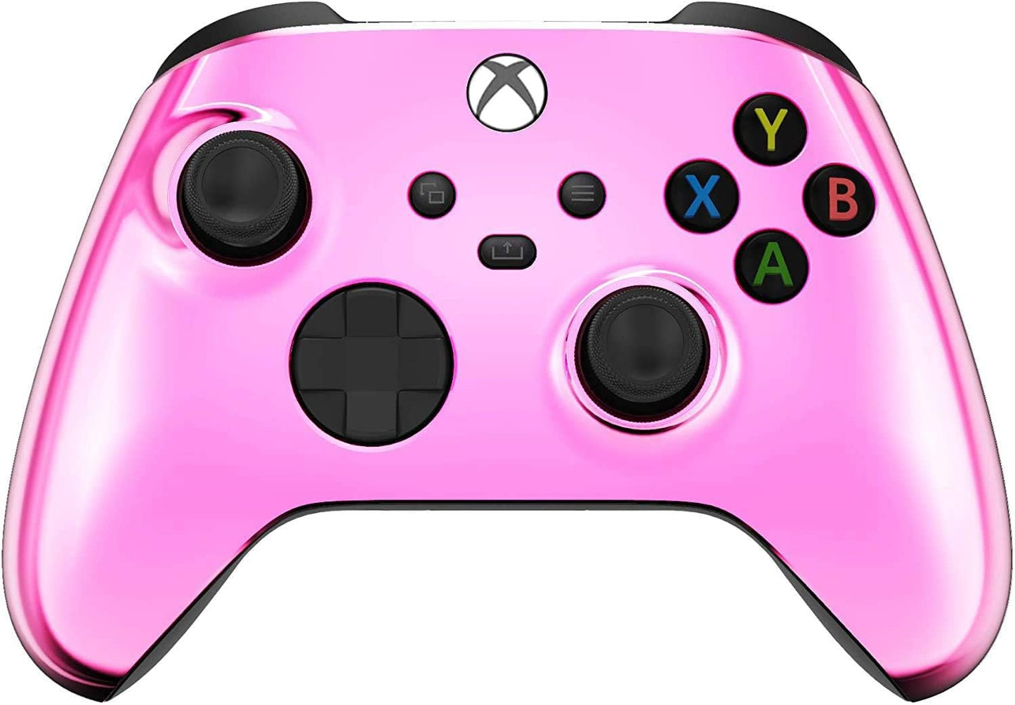 Custom Controllerzz Wireless Xbox Controller - Soft Touch Feel, X/S Pink Chrome