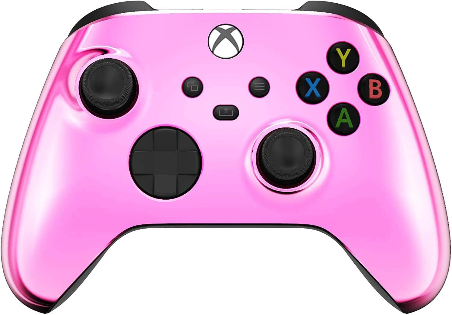 Custom Controllerzz Wireless Xbox Controller - Soft Touch Feel, X/S Pink Chrome