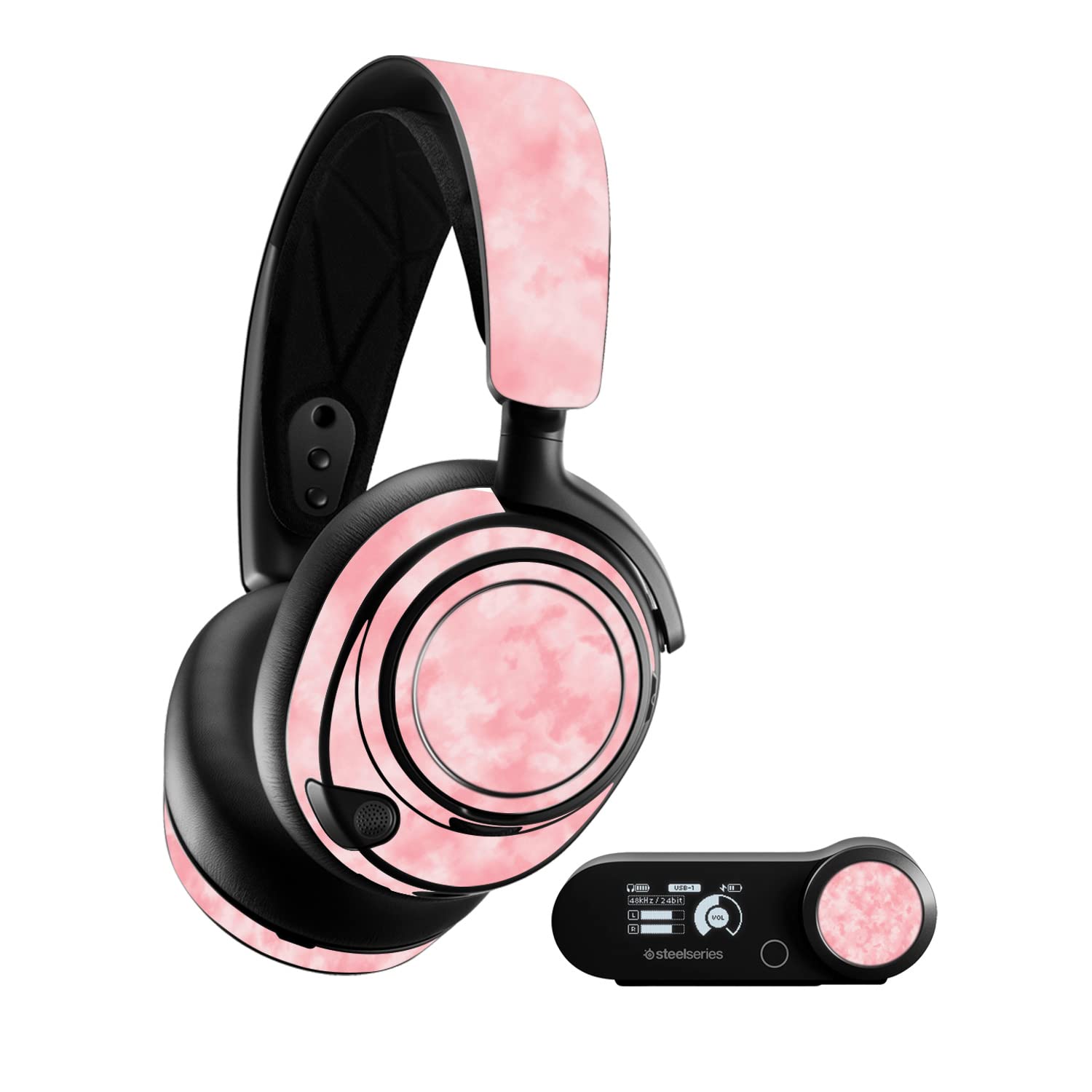 MightySkins Skin Compatible with SteelSeries Arctis Nova Pro - Cotton Cloud | Protective  Durable  and Unique Vinyl Decal wrap Cover | Easy to Apply  Remove  and Change Styles | Made in The USA