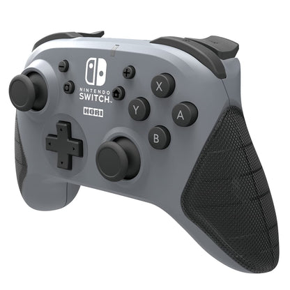 HORI Nintendo Switch Wireless HORIPAD Controller - Gray, Model NSW-175U, Officially Licensed by Nintendo