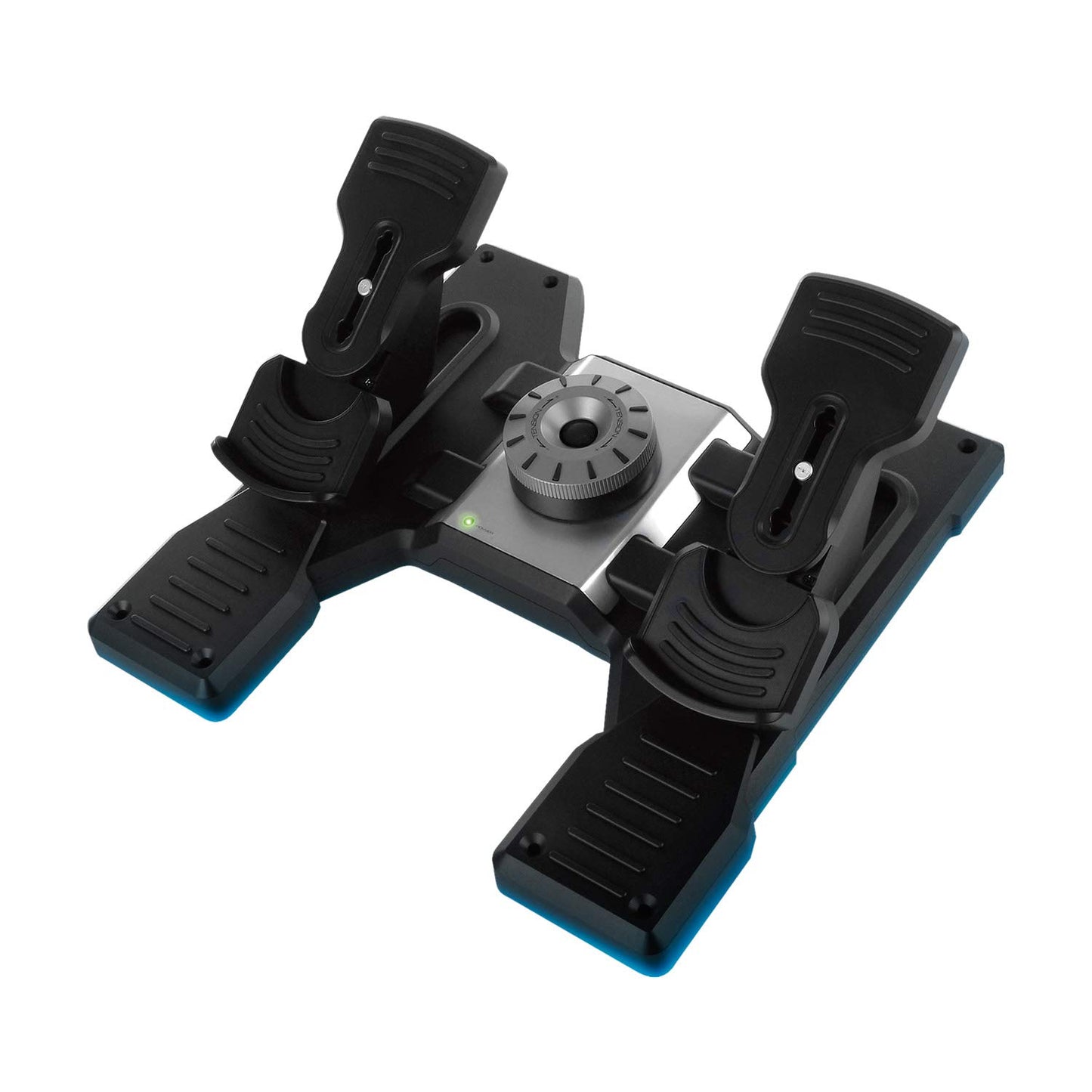 Logitech G Pro Flight Rudder Pedals - Black, Model 945-000068, Precision Control for Flight Simulation