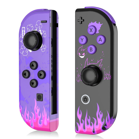 PPKKAI Joy-PP1 Controller for Nintendo Switch - Purple, 5.8x5x1.3 inches, Double Vibration, Motion Sensing, Wake-up, Screenshot Support