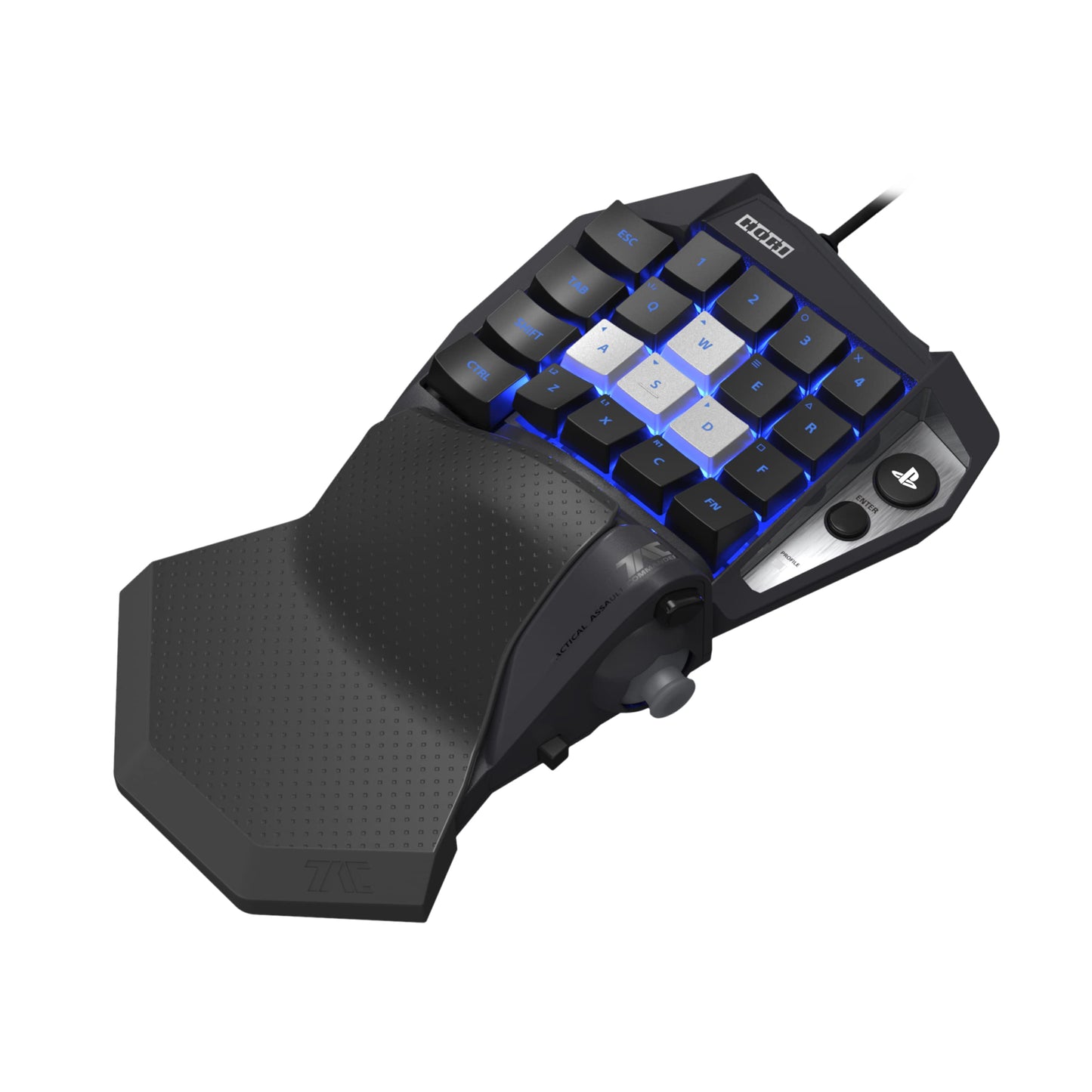 HORI Tactical Assault Commander Mechanical Keypad for PS5, PS4 & PC - Black, Model SPF-030U, Ideal for FPS & MMO Gaming