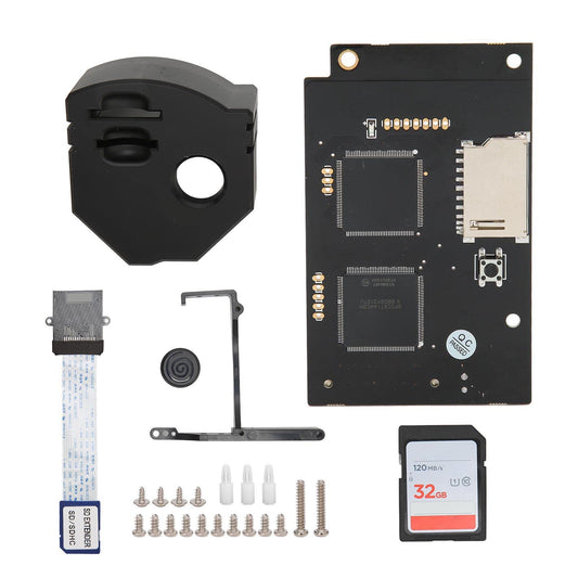 for GDEMU Optical Drive Simulation Board  V5.15b Repair Part Optical Drive for Game Console VA1 Host  with 32G Game Storage Card Black