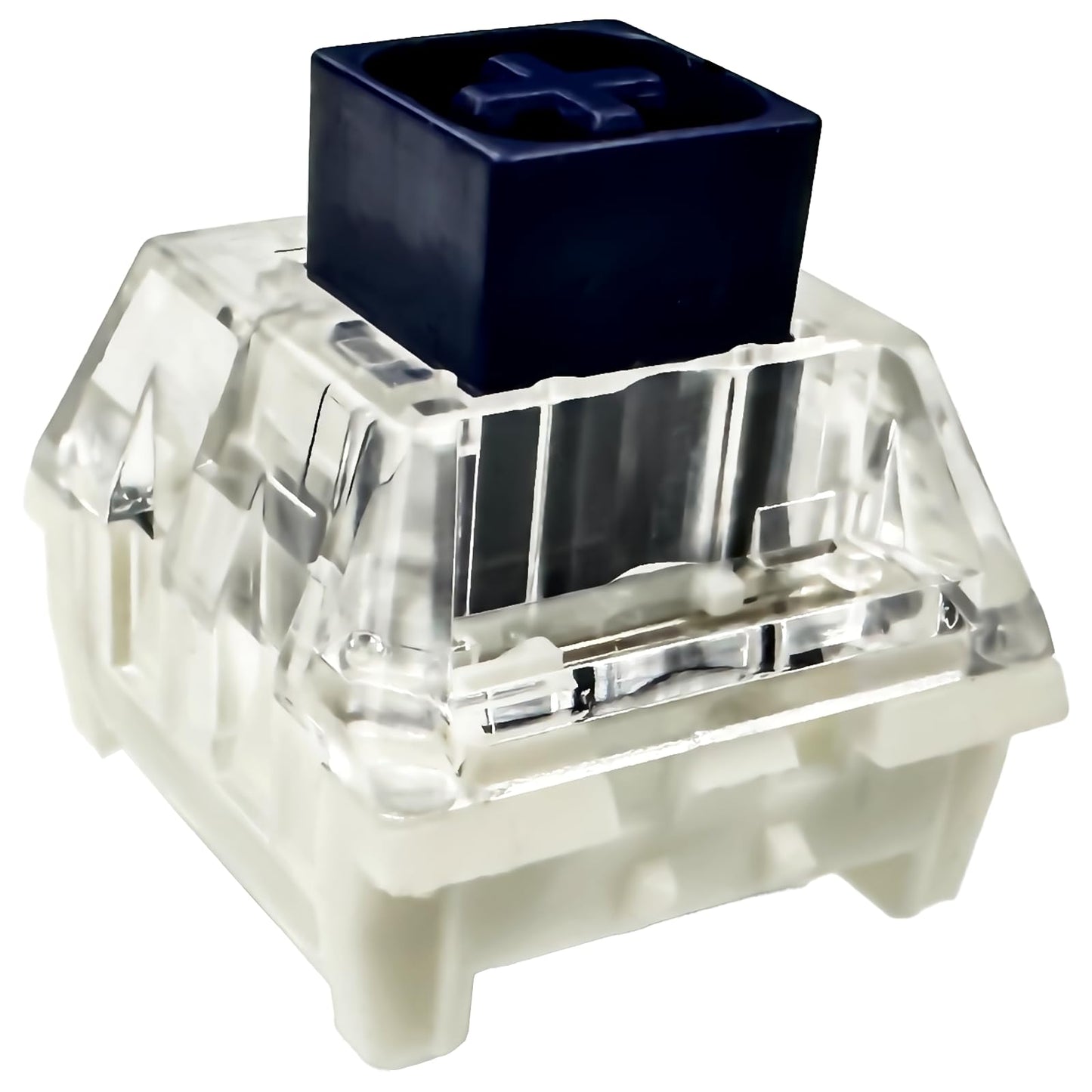 Zjmehty Kailh Box Navy Switches for Mechanical Gaming Keyboard 3-Pin 60gf Clicky/Factory Lubed/IP56 Dust&Waterproof Switches(Kailh Box Navy 10Pcs)