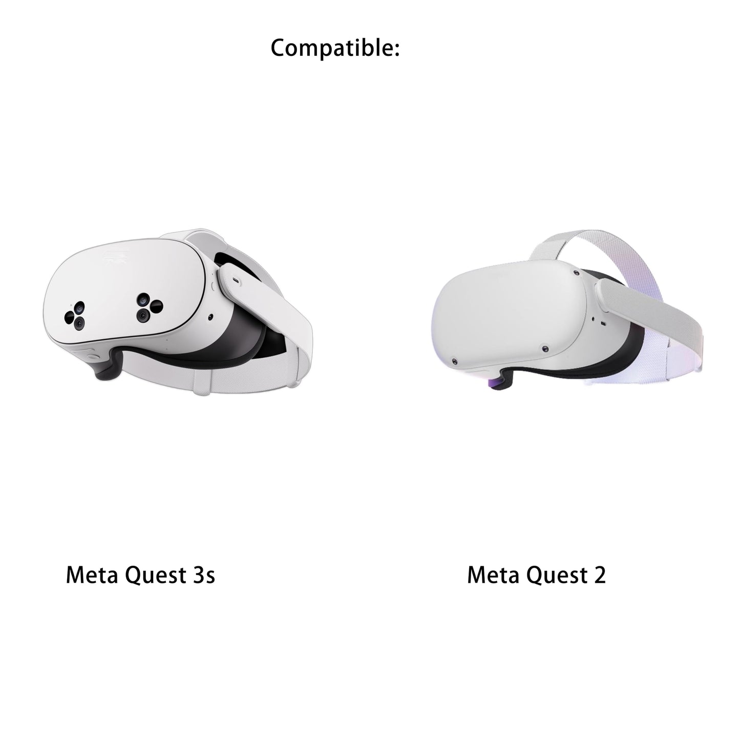 IOOIOO Lens Insert for Meta Quest 3/Quest 2 - Blue Light Blocking, Nearsighted SPH -3.25, Magnetic for L/R Eye