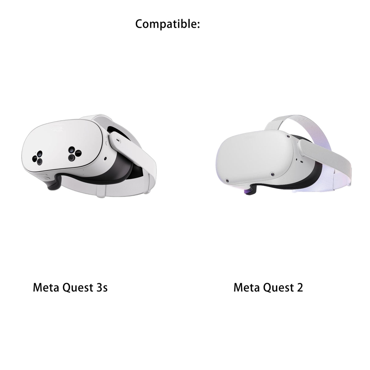 IOOIOO Lens Insert for Meta Quest 3/2 - Blue Light Blocking, Nearsighted SPH: -2.5, Magnetic Removal, Compatible with L/R Eye