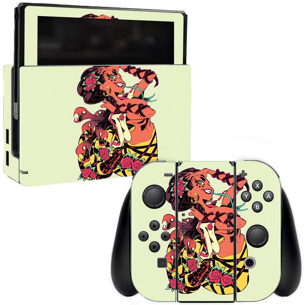 MIGHTY SKINS Nintendo Switch Skin - Naga | Durable Vinyl Decal Wrap | Easy Apply/Remove, USA Made