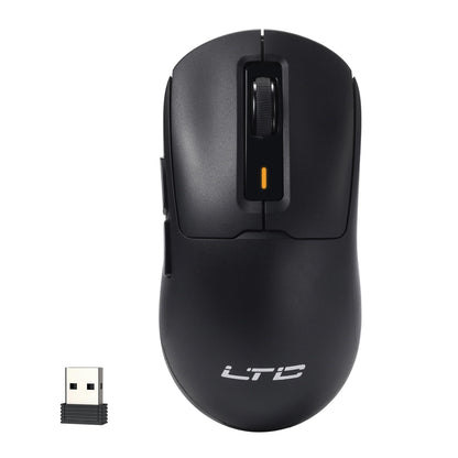 LTC GM024 Tri-Mode Wireless Gaming Mouse - 59g Ultra-Light, 2.4GHz/BT/Wired, 8000 DPI, 5 Programmable Buttons, Black