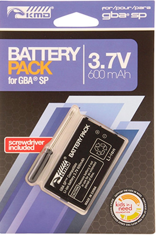 Sumoto Game Boy Advance SP Replacement Battery Pack - Compatible with GBA SP, Packaging May Vary