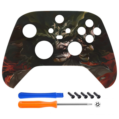 eXtremeRate Xbox Series X & S Controller Replacement Shell - Rage of Asura Custom Skin Cover - Model FX3T163