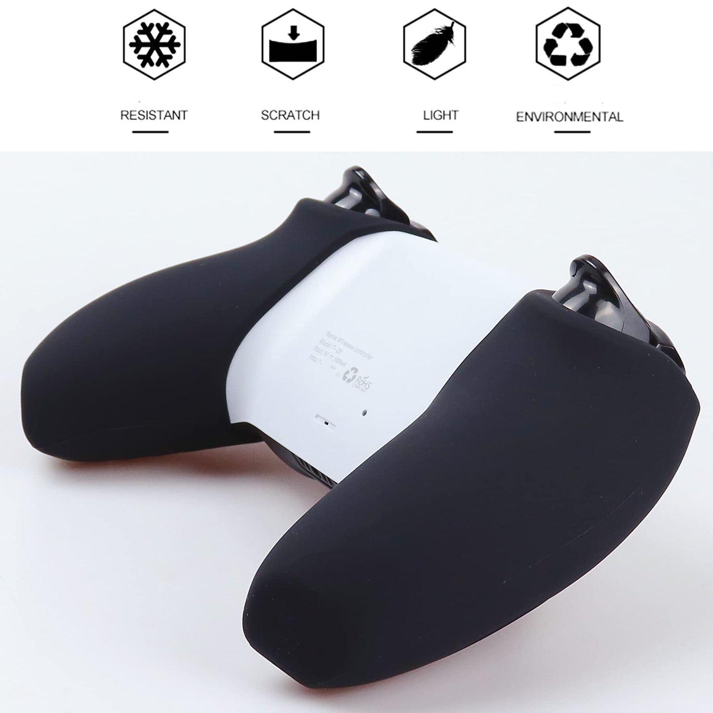 Oiokew Silicone Skin Cover for PS5 Controller - Anti-Slip Case with 10 Joystick Grips - PS5 Controller #10
