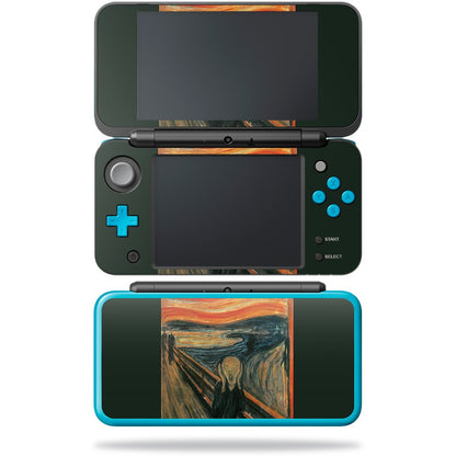 MIGHTY SKINS Nintendo New 2DS XL Skin - The Scream | Durable Vinyl Decal Cover, Easy to Apply & Remove