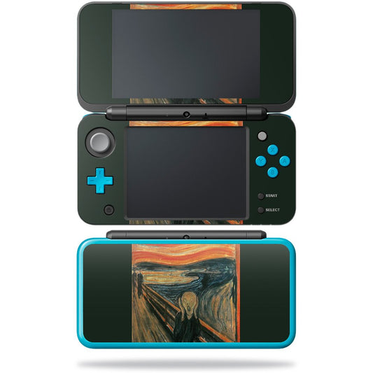 MIGHTY SKINS Nintendo New 2DS XL Skin - The Scream | Durable Vinyl Decal Cover, Easy to Apply & Remove