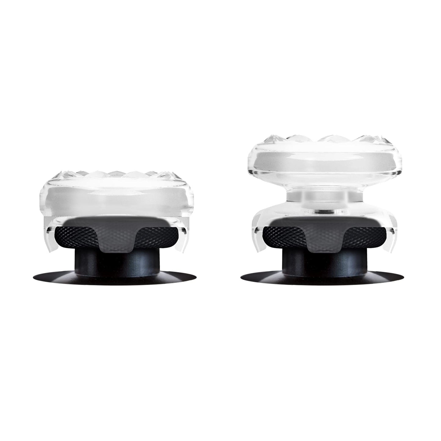 KontrolFreek FPS Freek Galaxy Crystal - Performance Thumbsticks for Xbox One/Series X, 1 High-Rise & 1 Mid-Rise, Crystal Clear