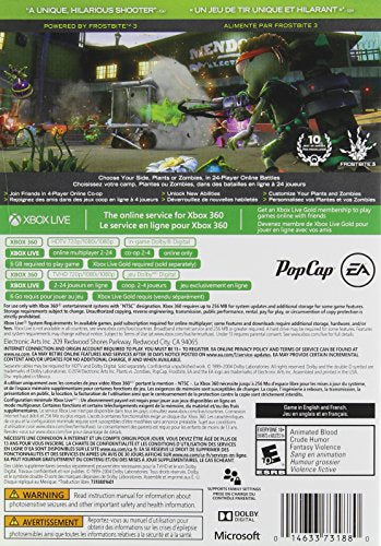 Electronic Arts Plants vs Zombies: Garden Warfare for Xbox 360 - NEW SEALED - Model 014633731880