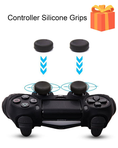 XM&QY PS4 Pro Vertical Stand - Non-Slip Silicone Feet, Steady Base for Cooling, Black