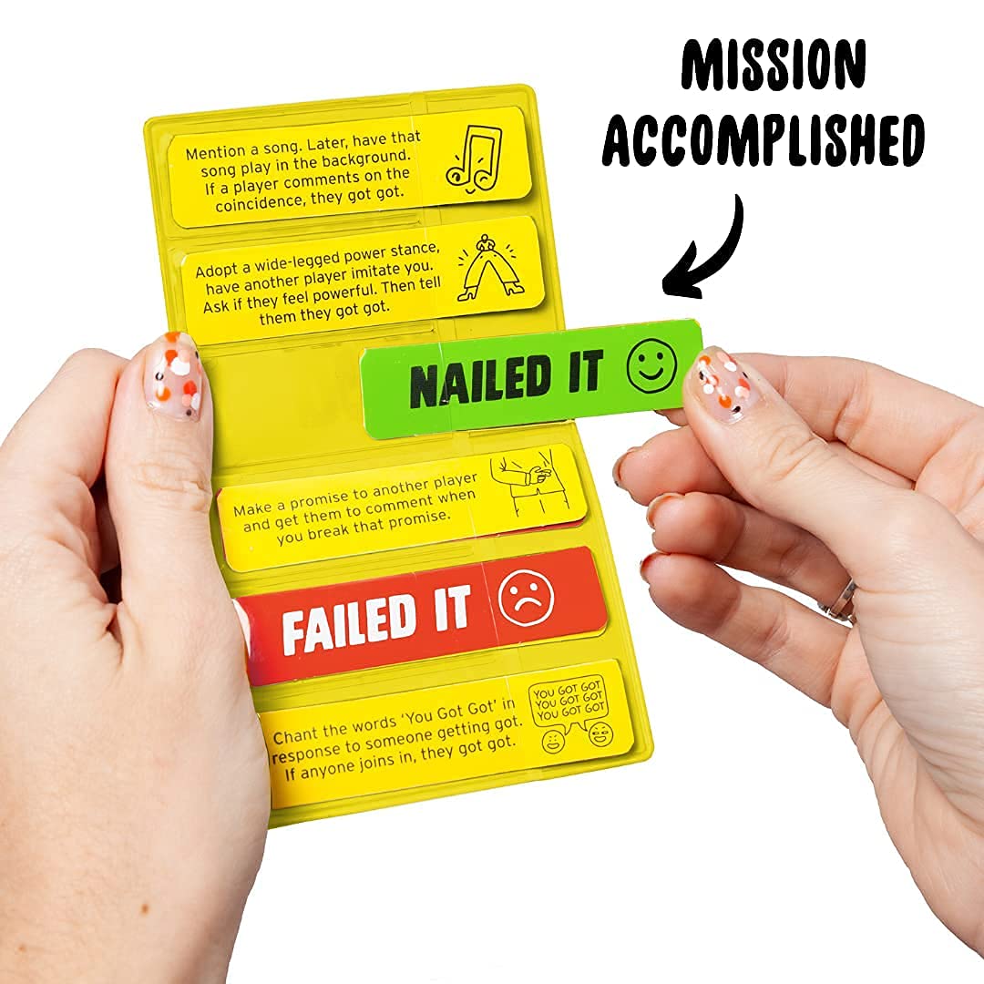 Big Potato Secret Missions Party Game, 2021 Edition, Medium, Yellow, Model DGG03UK