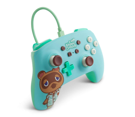 PowerA Enhanced Wired Controller - Nintendo Switch, Animal Crossing: Tom Nook, Model 1521519-01